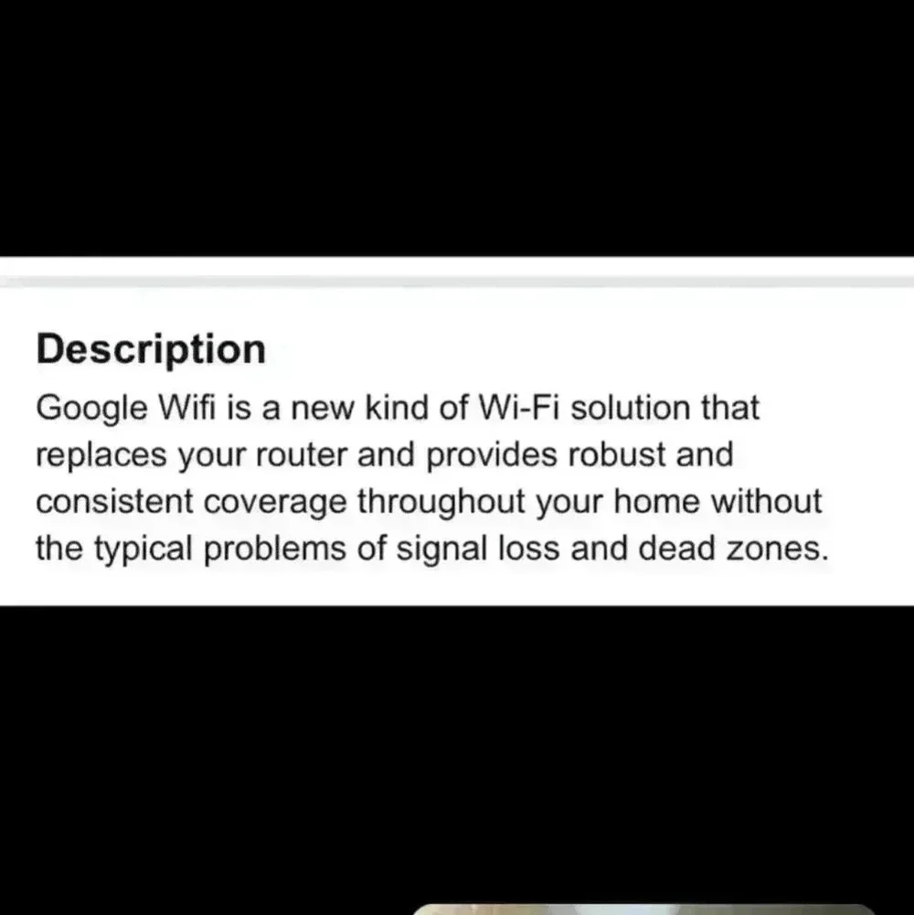 Google Nest AC-1304 WiFi Solution Single WiFi‎ Point Router